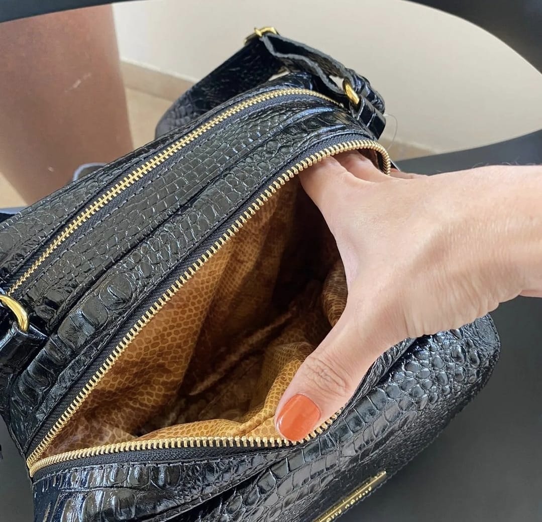 Bolsa GREGA em couro legítimo
