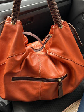 Bolsa MORGANA em couro legítimo