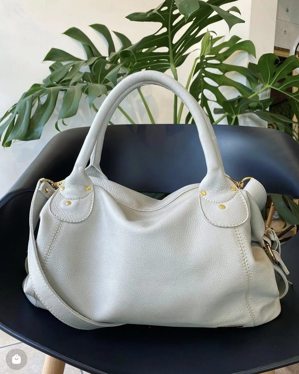 Bolsa ITÁLIA em couro legítimo