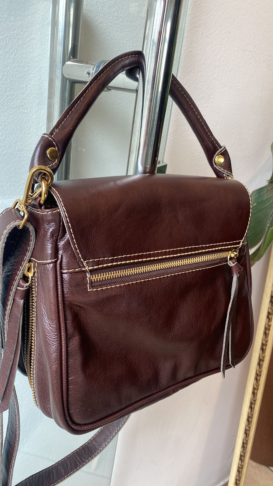 Bolsa INGLESA em couro legítimo