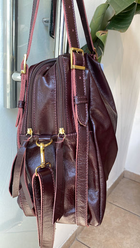 Bolsa NORUEGA em couro Legítimo