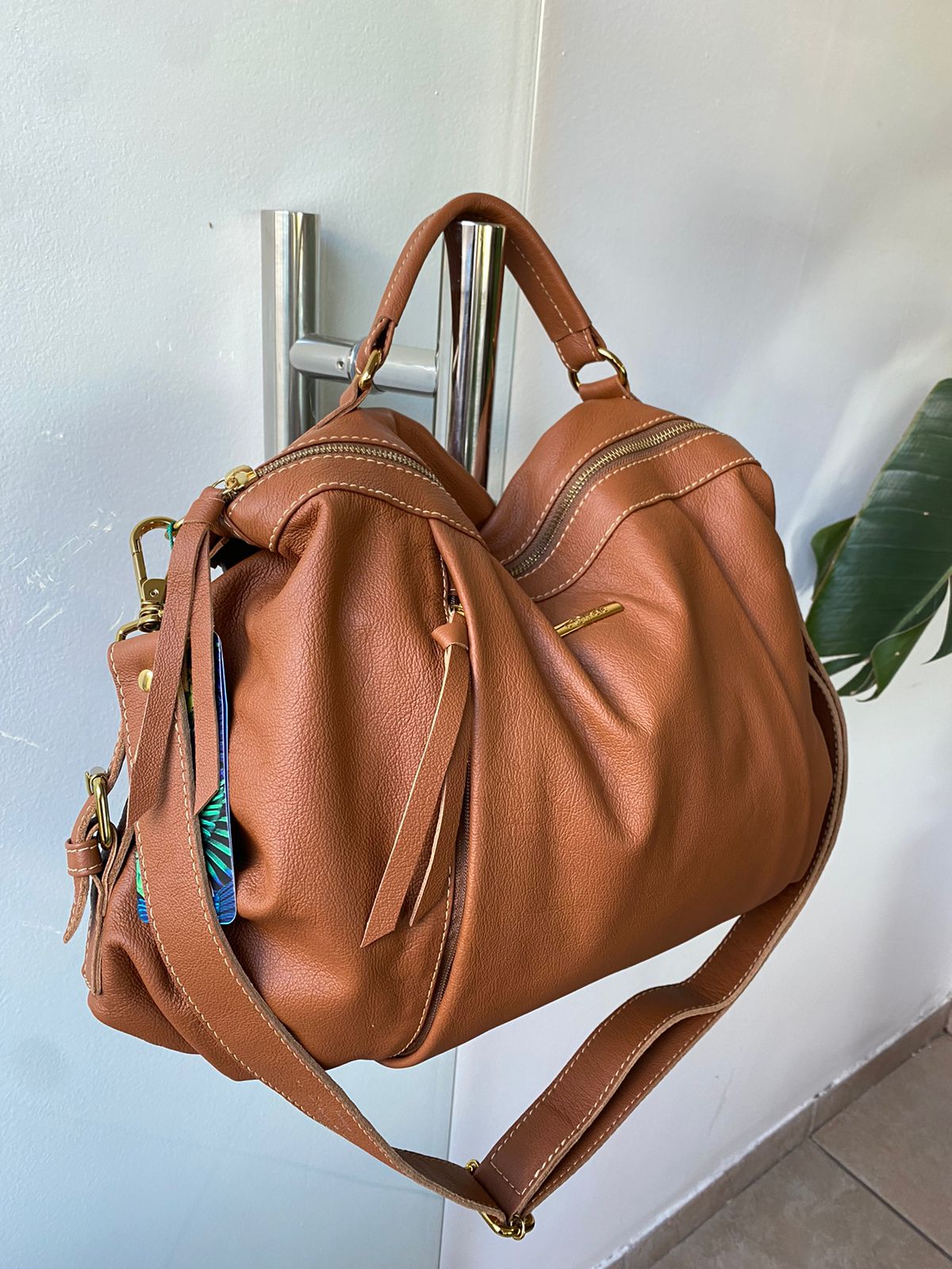 Bolsa LUXEMBURGO em couro legítimo