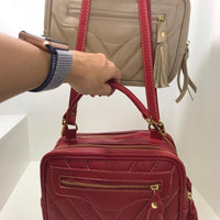 Bolsa GÊNOVA MATELASSÊ em couro legítimo