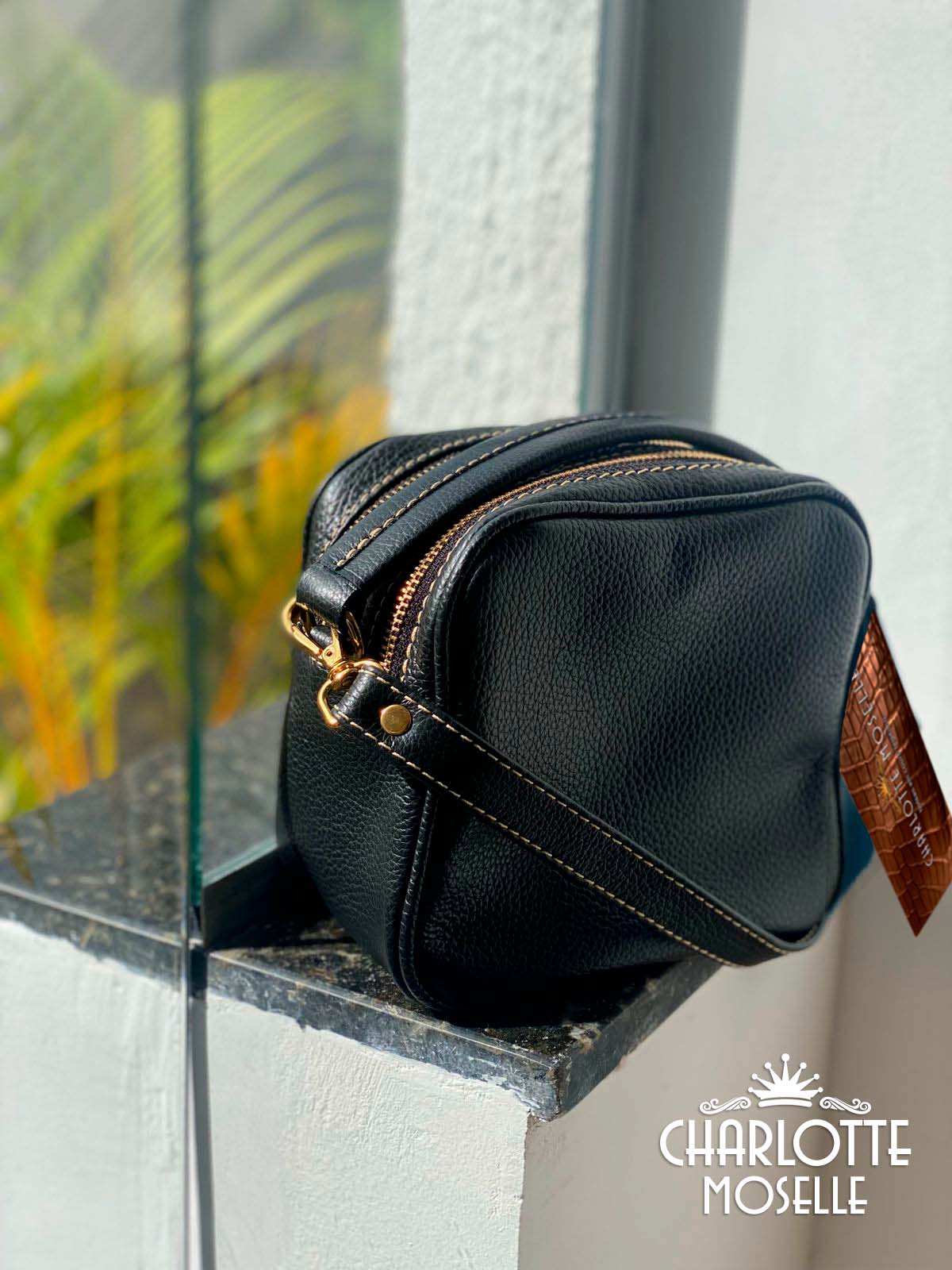 Bolsa CANCUN em couro legítimo