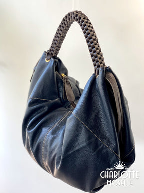 Bolsa MORGANA em couro legítimo