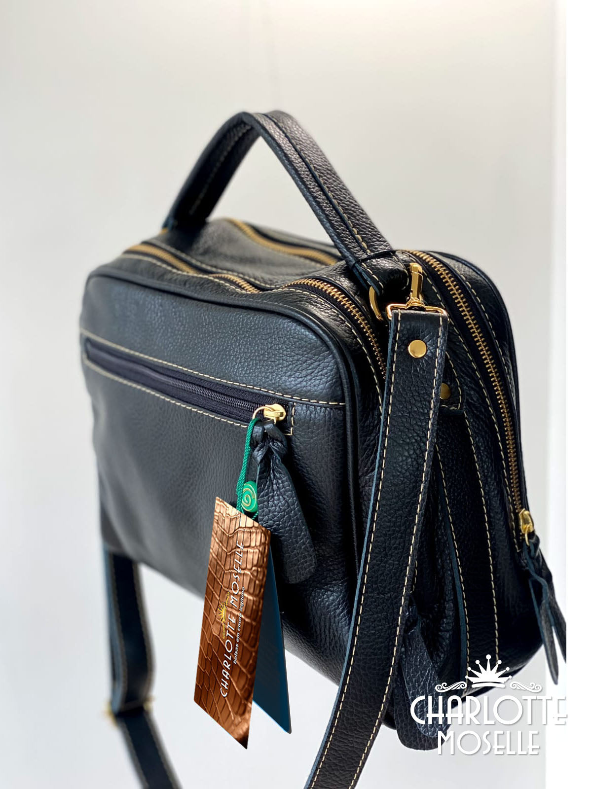 Bolsa NÁPOLI em couro legítimo