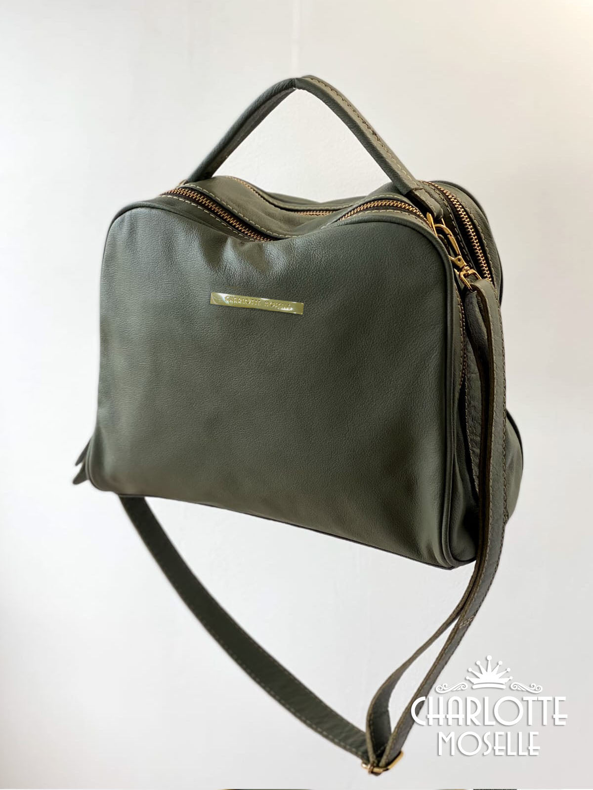 Bolsa NÁPOLI em couro legítimo