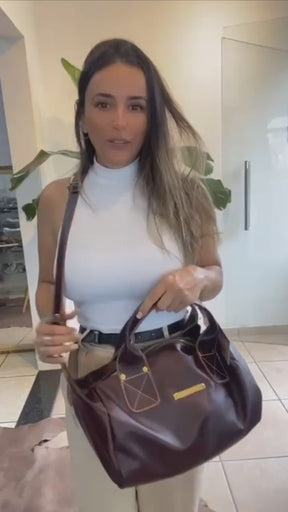 Bolsa BÉRGAMO em couro legítimo